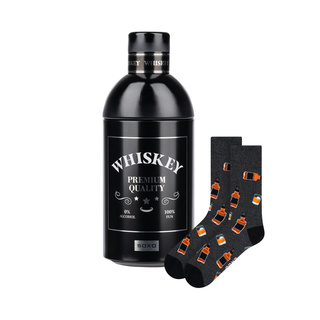 Farebné pánske ponožky SOXO GOOD STUFF | Whisky vo fľaši | darček pre neho