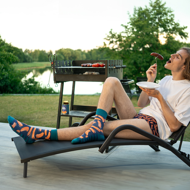 Pánske boxerky párky v plechovke SOXO | Vtipný darček | Deň chlapcov | Bavlnené nohavičky pre neho | Kuracie párky