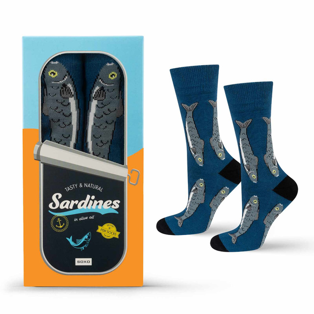 Pánske ponožky SOXO sardinky v balení