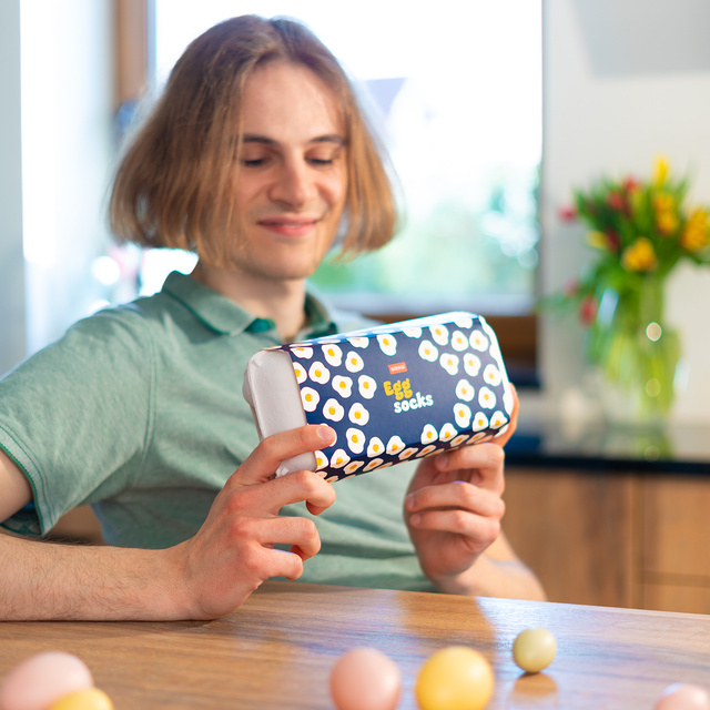 Farebné pánske a dámske ponožky SOXO prelisované - 5 párov