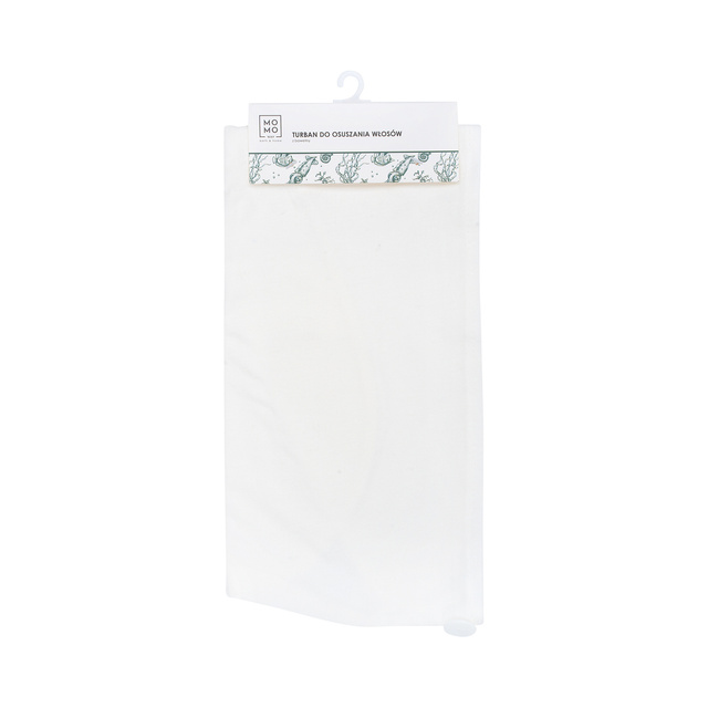 Kúpací turban MOMO WAY biely | uterák