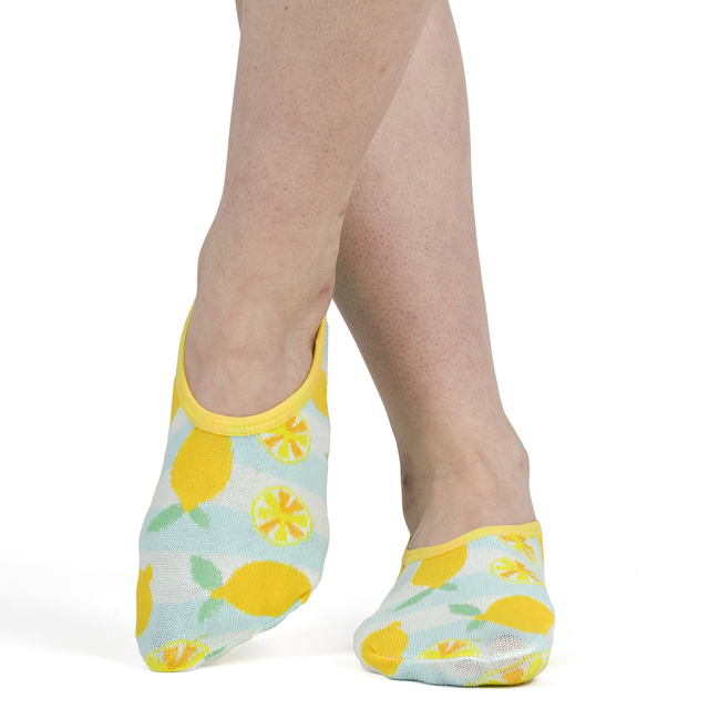 Sada 4x Farebné dámske ponožky SOXO so silikónom vtipné darček