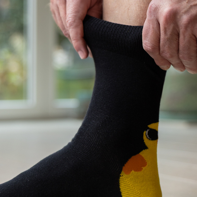 Ponožky v darčekovej kartičke – Kurča