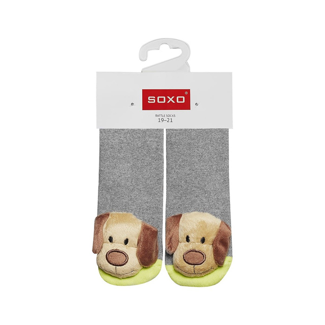 Ponožky pre bábätká SOXO s hrkálkou ABS