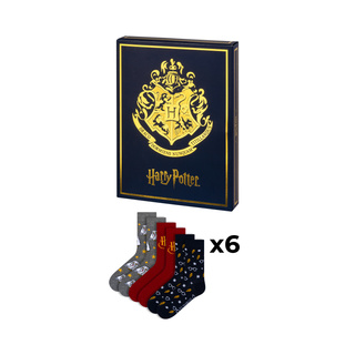 Adventný Kalendár s Ponožkami Harry Potter 6-pack
