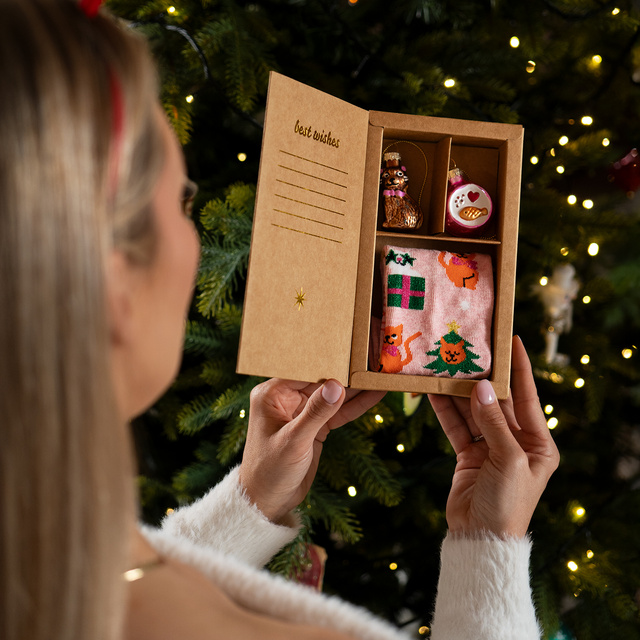 Súprava Ponožky + Ozdoby Mačka