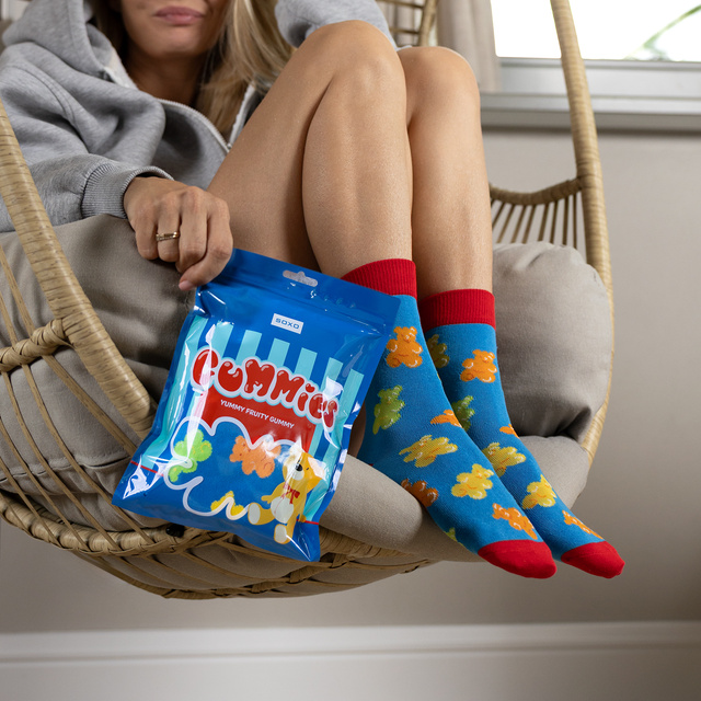 Pánske dámske ponožky Soxo želé - 2 páry