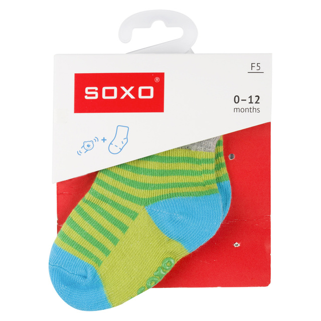 OUTLET Sada 6x farebných detských ponožiek SOXO | veselé ponožky ako darček
