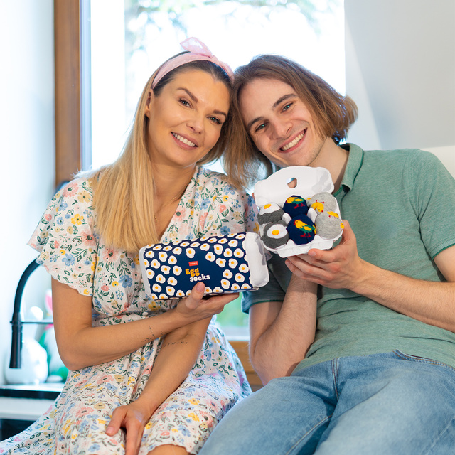 Farebné pánske a dámske ponožky SOXO prelisované - 5 párov