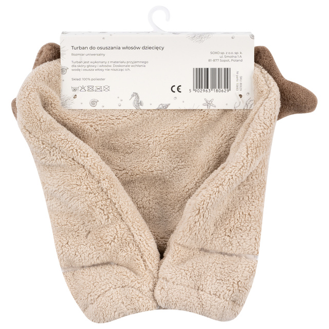 Detský kúpací turban MOMO WAY pes | uterák