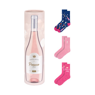 Dámske ponožky SOXO Prosecco v tube - 3 páry