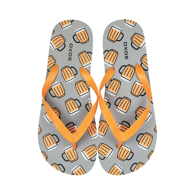 Pohodlné dámske pánske plážové žabky SOXO | Veselé a farebné v Piwo | Ideálne pre dovolenku na pláži a pri bazéne