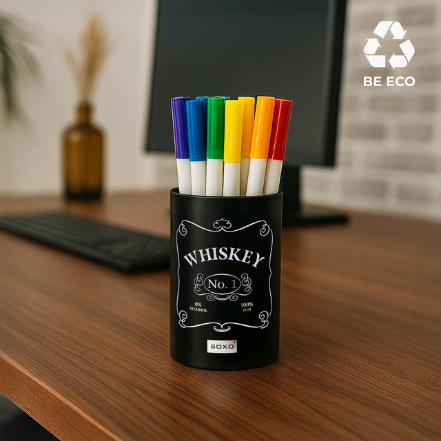 Farebné pánske ponožky SOXO GOOD STUFF | Whisky vo fľaši | darček pre neho