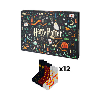 Adventný Kalendár s Ponožkami Harry Potter 12-Pack
