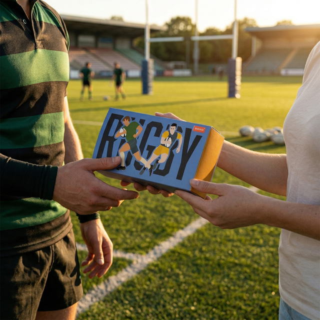 Farebné pánske ponožky SOXO Rugby - 3 páry
