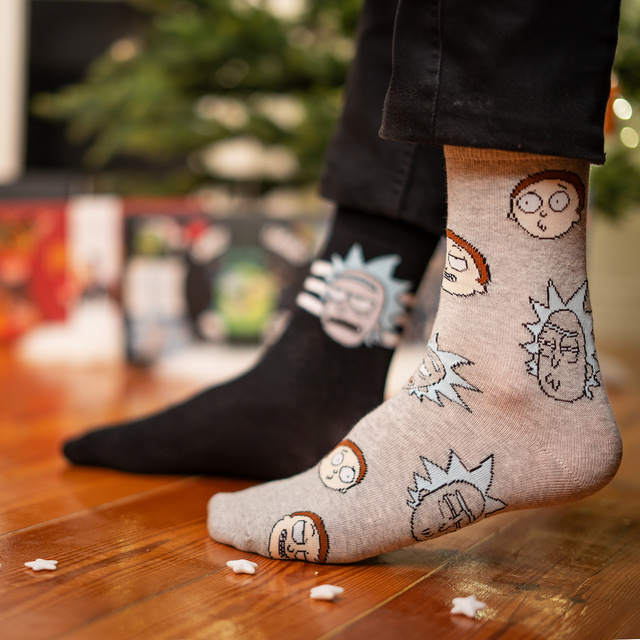 Adventný kalendár s Ponožkami Rick and Morty 6-pack