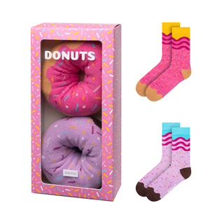 Dámske ponožky Soxo Donut v krabičke - 2 páry