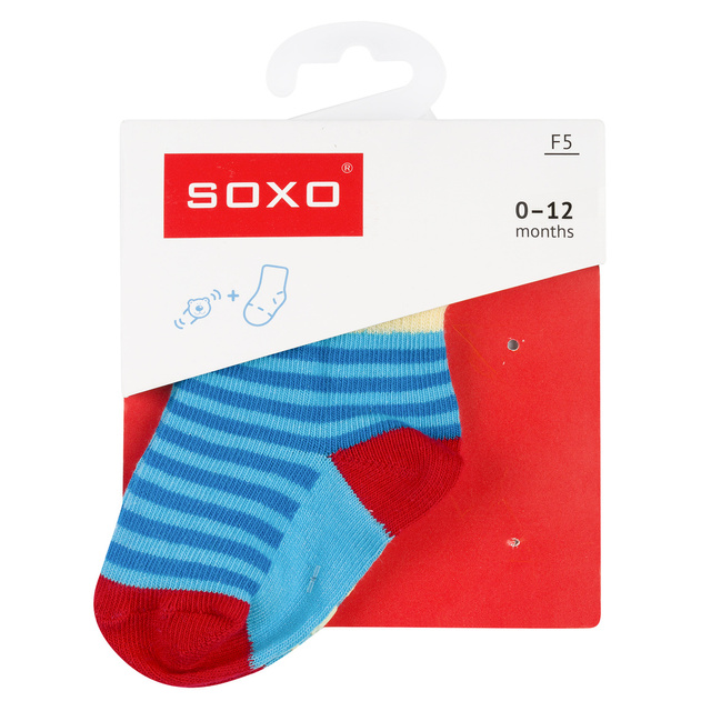 OUTLET Sada 6x farebných detských ponožiek SOXO | veselé ponožky ako darček