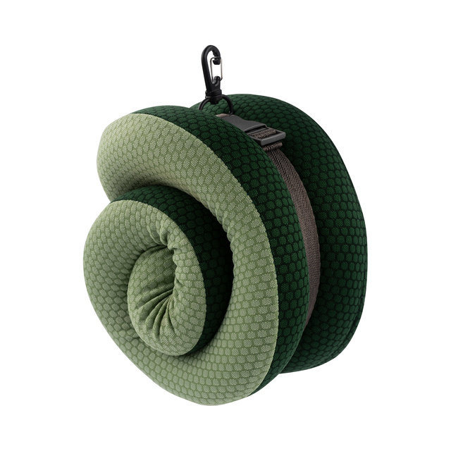Cestovný vankúš zelený MOMO WAY | Rožok | vankúš na krk