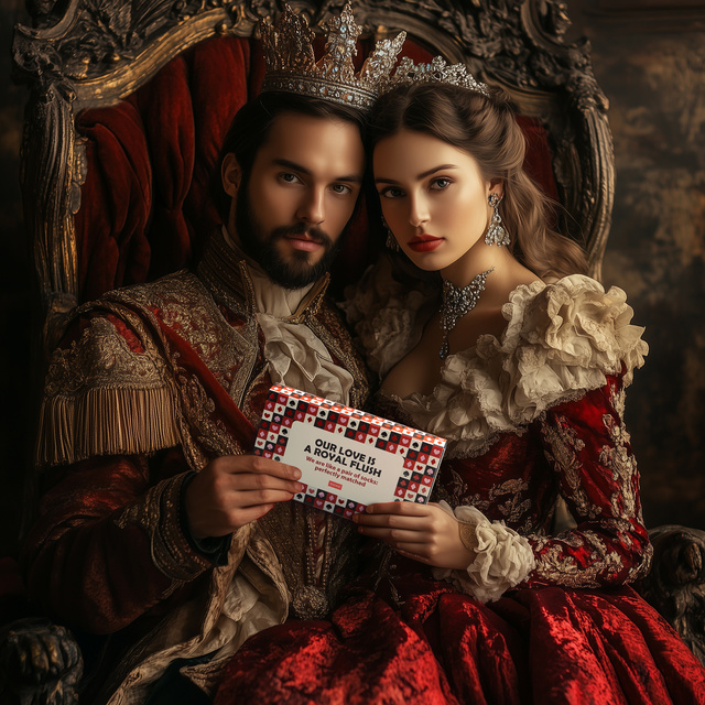 Farebné pánske ponožky SOXO Kráľ a Kráľovná