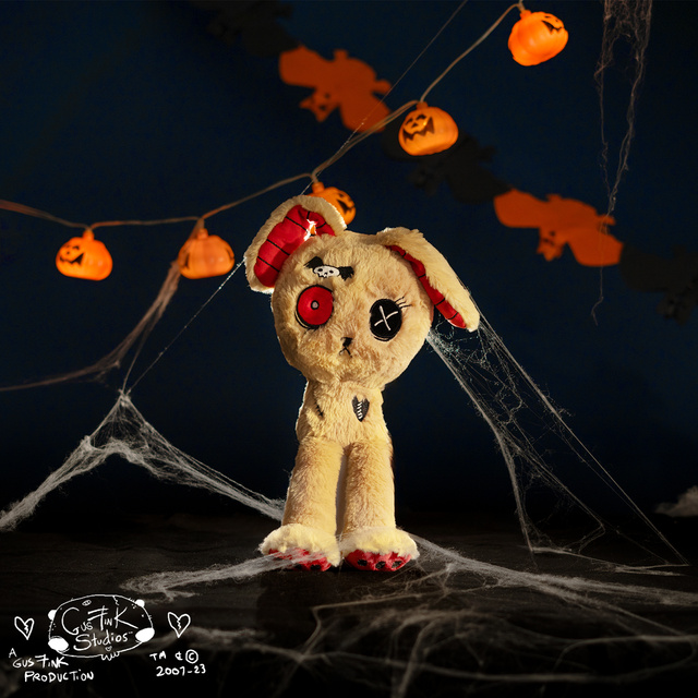 Maskot Gus Fink béžová mačka Numb x Bunny