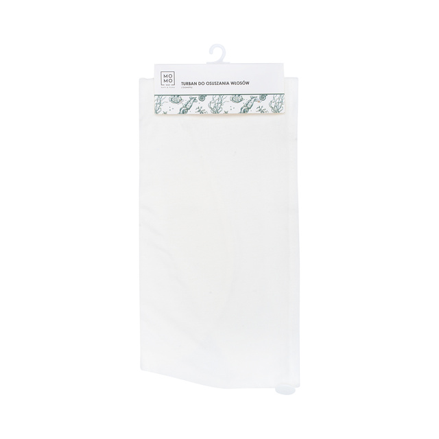 Kúpací turban MOMO WAY biely | uterák