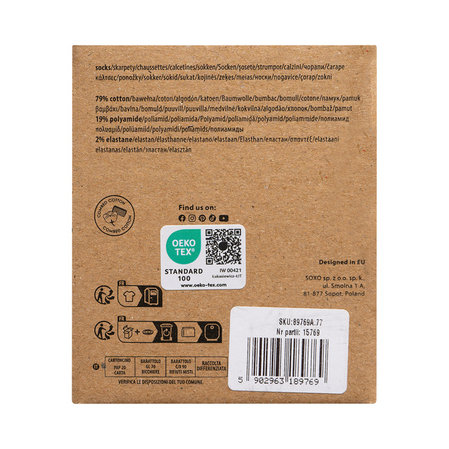 Veselé zelené pánske ponožky SOXO v tégliku vtipné bavlnené