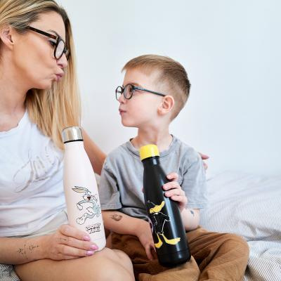 Termo fľaša 500ml čierna | odolný a praktický | Warner Bros | Daffy