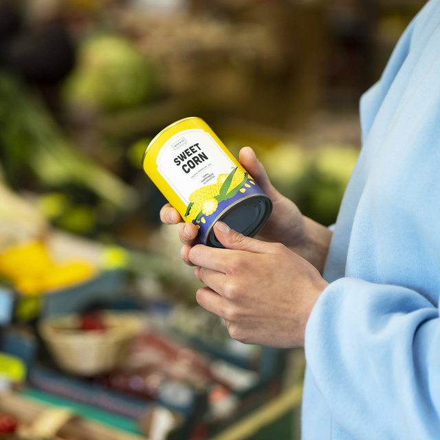 Dámske ponožky SOXO kukurica v plechovke