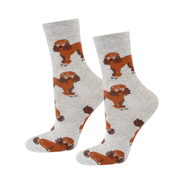 Pánske dámske ponožky SOXO pudlík v plechovke