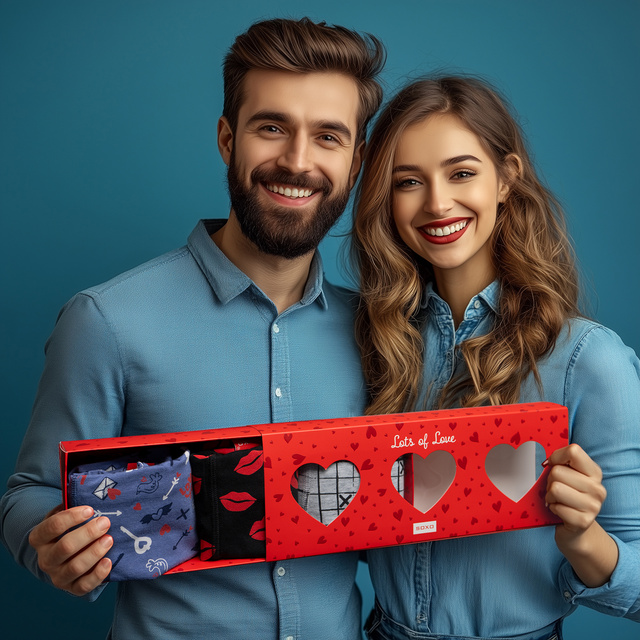 Sada Boxerky SOXO Valentín - 3 páry