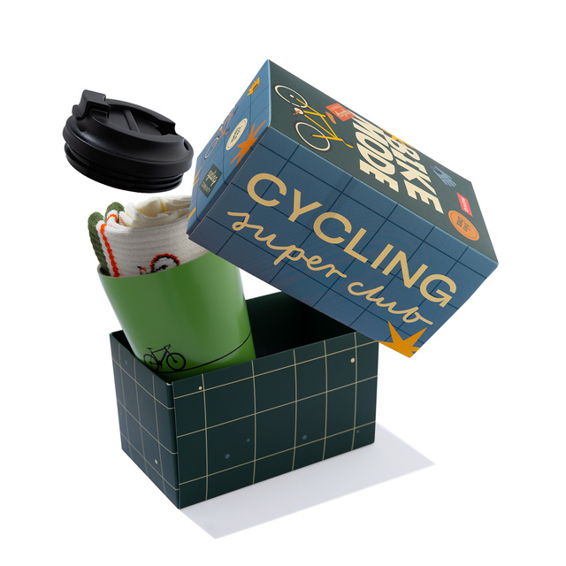Darčeková sada Ponožky Bicykel + Termohrnček