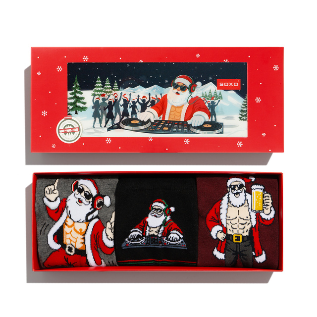Ponožky Nezbedný Mikuláš DJ 3-pack