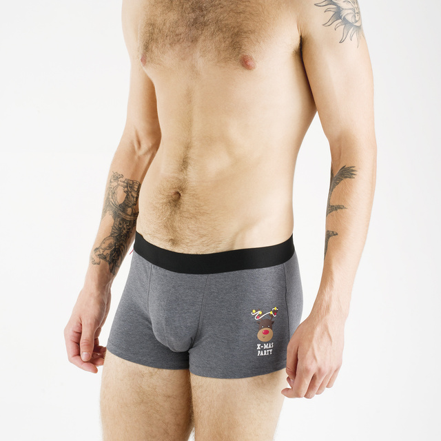 Soxo pánska darčeková súprava | 2x vianočné ponožky | 2x vianočné boxerky | darček na Mikuláša | pre Neho | Vtipný set