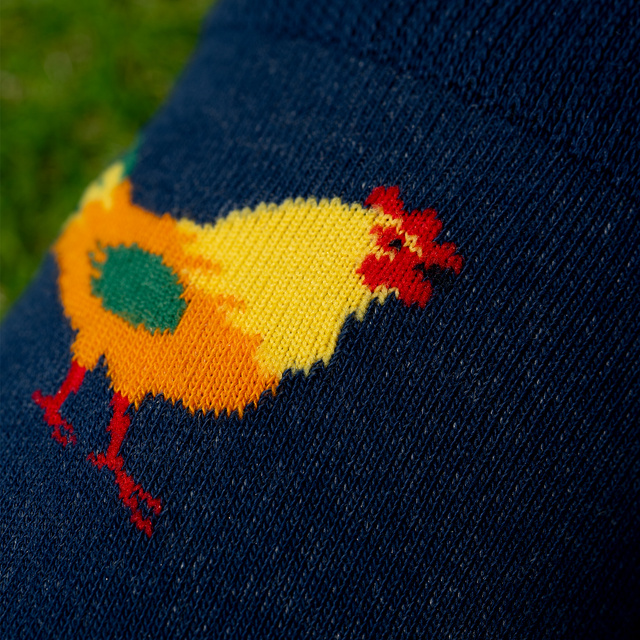 Pánske ponožky SOXO vajíčko a kohút v balení - 2 páry