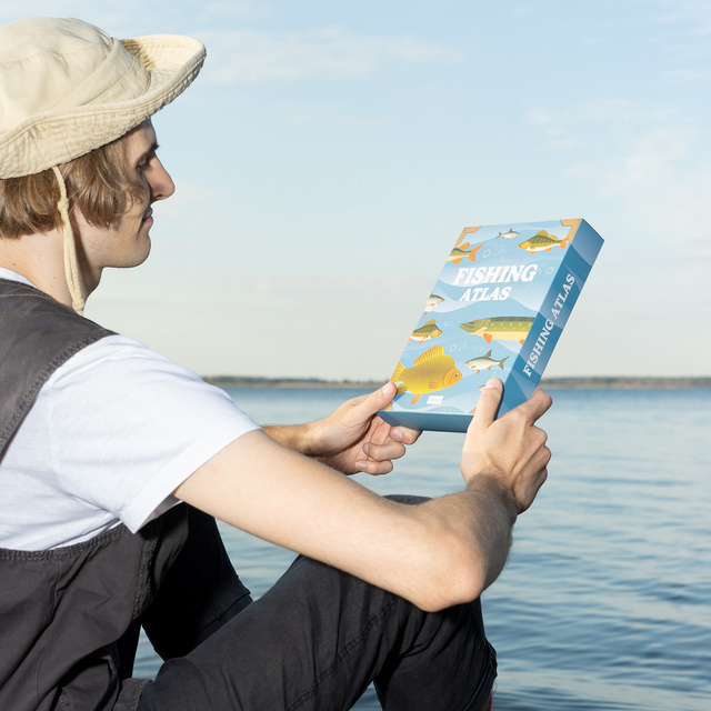 Pánske farebné ponožky SOXO Atlas Rybársky - 4 páry