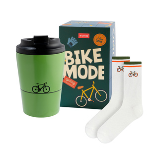 Darčeková sada Ponožky Bicykel + Termohrnček