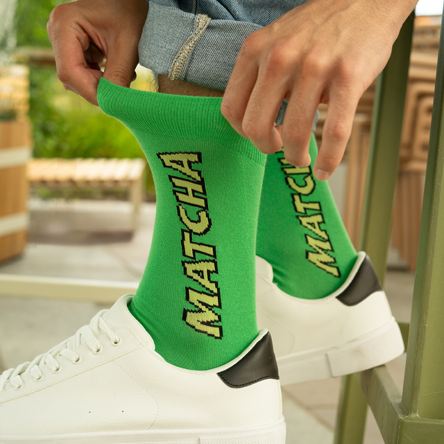 Pánske ponožky SOXO Matcha - 2 páry