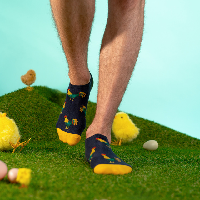 2x Farebné pánske ponožky SOXO Veľkonočné pre Neho