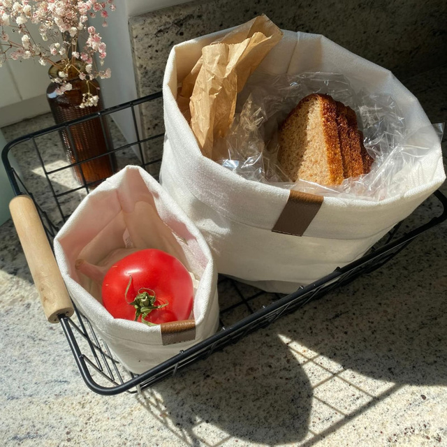 Kúpeľňový kôš Momo Way béžový 10 cm