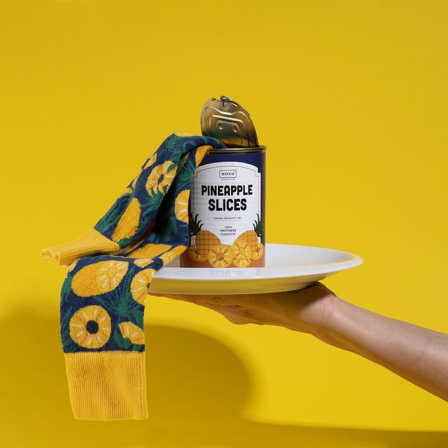 Dámske | Pánske ponožky SOXO ananásová konzerva