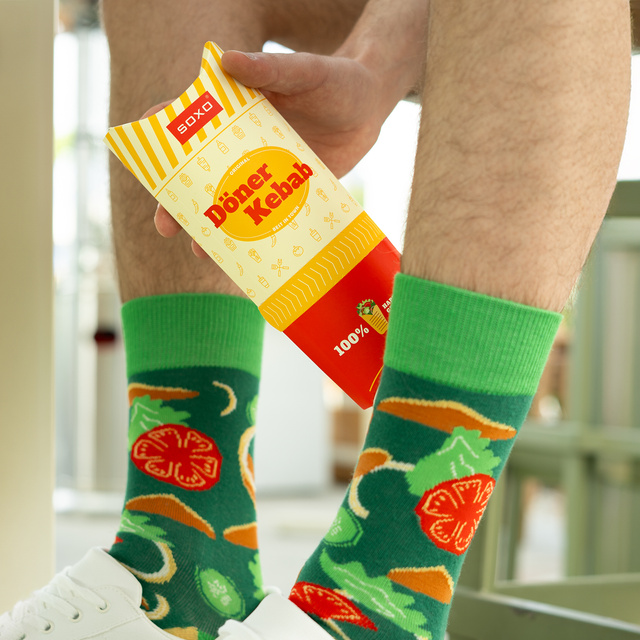 Pánske ponožky SOXO wrap v balení - 2 páry