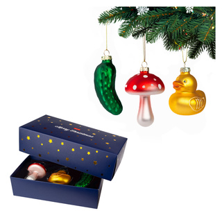 Sada 3x vianočných guličiek Soxo